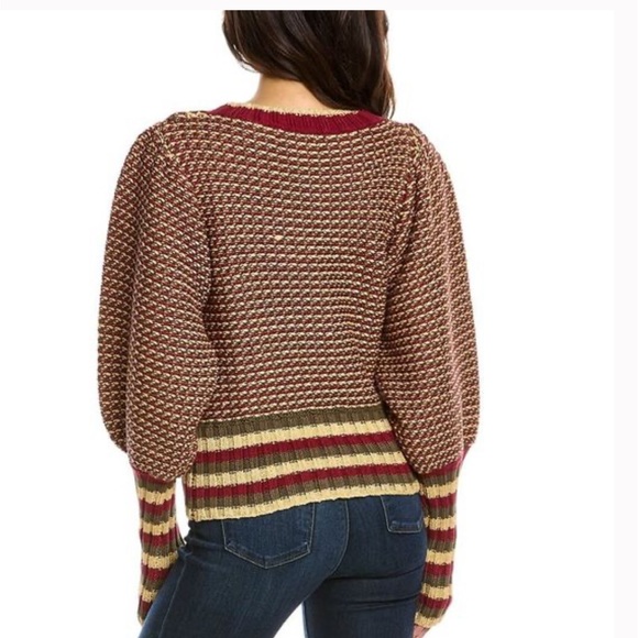 NWT $345 Ramy Brook Womens Hadar Sweater, Red size XS S M L - Picture 4 of 13